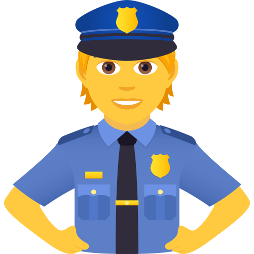 JoyPixels police officer emoji image