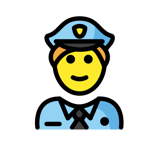 Openmoji police officer emoji image