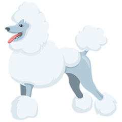Facebook Messenger poodle emoji image