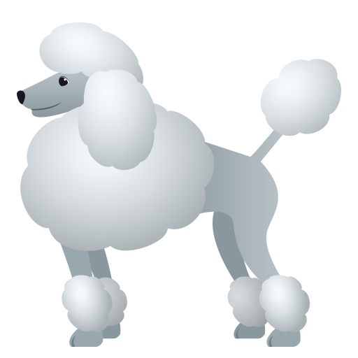 JoyPixels poodle emoji image