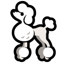 SoftBank poodle emoji image