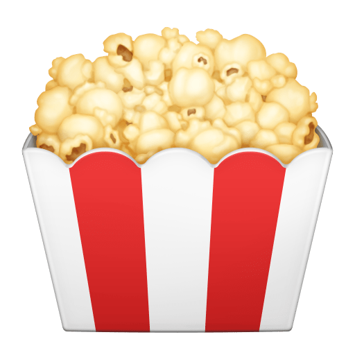 Facebook popcorn emoji image
