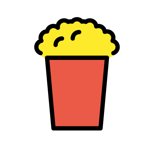 Openmoji popcorn emoji image
