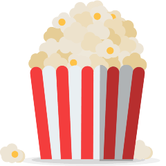 Skype popcorn emoji image