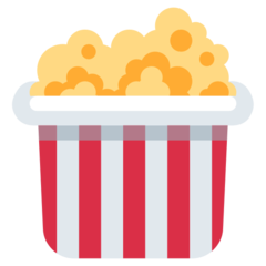 Twitter popcorn emoji image