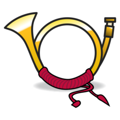 Emojidex postal horn emoji image