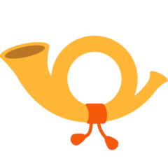 Mozilla postal horn emoji image