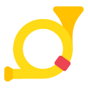 Toss postal horn emoji image