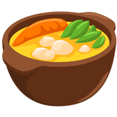 Facebook Messenger pot of food emoji image