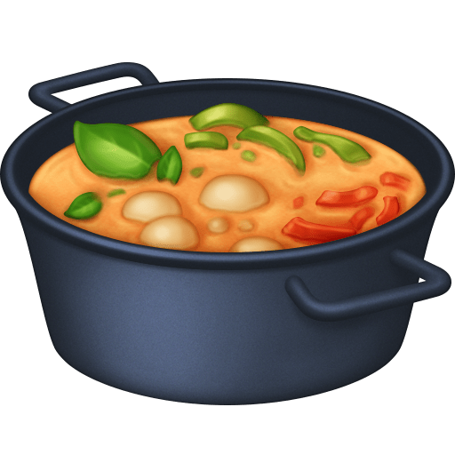 Facebook pot of food emoji image
