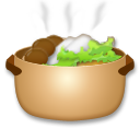 LG pot of food emoji image