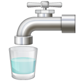 Whatsapp potable water symbol emoji image