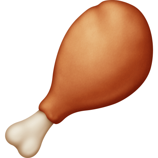 Facebook poultry leg emoji image