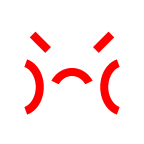 au by KDDI pouting face emoji image