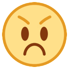 HTC pouting face emoji image
