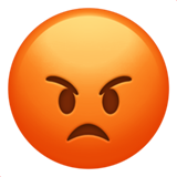 IOS/Apple pouting face emoji image
