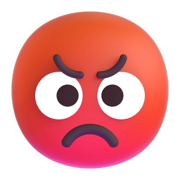 Microsoft Teams pouting face emoji image
