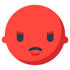 Mozilla pouting face emoji image