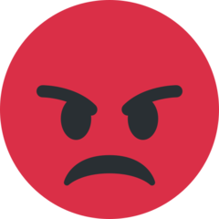 Twitter pouting face emoji image