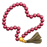 IOS/Apple prayer beads emoji image