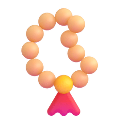 Microsoft Teams prayer beads emoji image