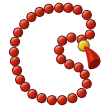 Samsung prayer beads emoji image