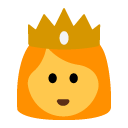 Toss princess emoji image
