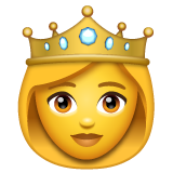 Whatsapp princess emoji image