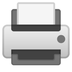Google printer emoji image