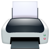 Whatsapp printer emoji image