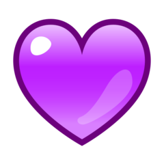 Emojidex purple heart emoji image