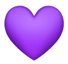 Huawei purple heart emoji image