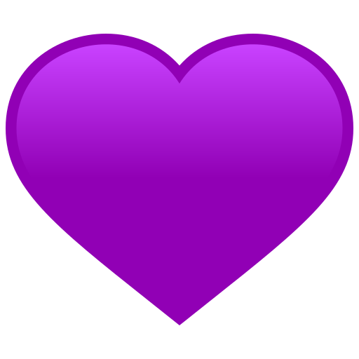 JoyPixels purple heart emoji image