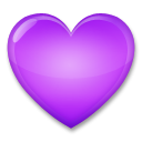 LG purple heart emoji image