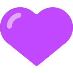 Mozilla purple heart emoji image