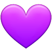 Samsung purple heart emoji image