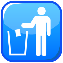 Emojidex put litter in its place symbol emoji image