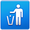 Samsung put litter in its place symbol emoji image