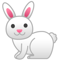 Google rabbit emoji image