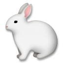 LG rabbit emoji image