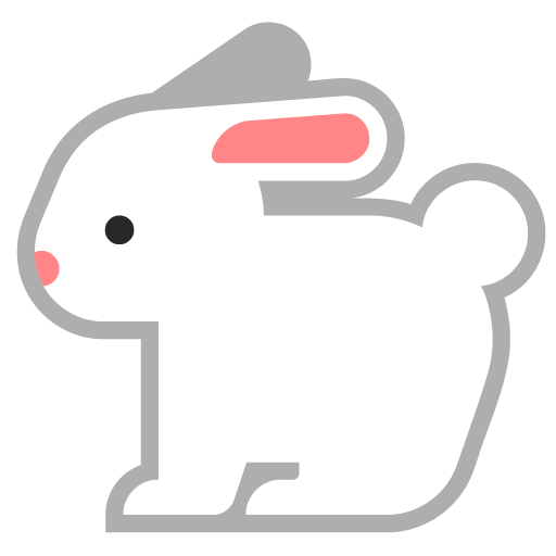 Microsoft rabbit emoji image