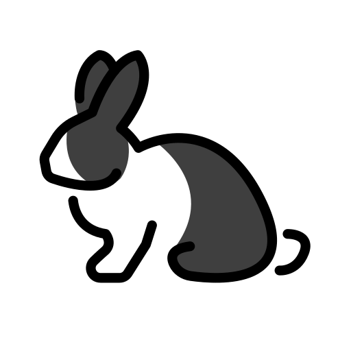 Openmoji rabbit emoji image