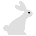 Toss rabbit emoji image