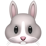 IOS/Apple rabbit face emoji image