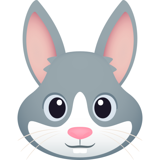 JoyPixels rabbit face emoji image