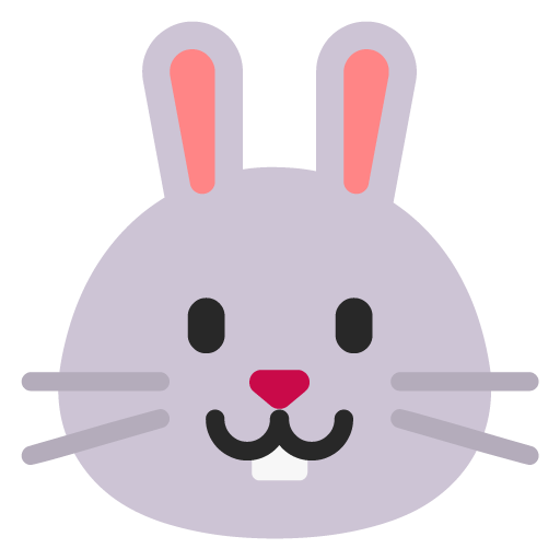 Microsoft rabbit face emoji image