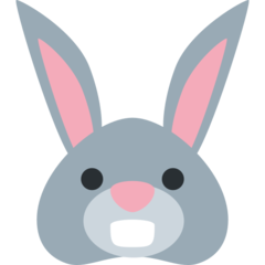 Twitter rabbit face emoji image