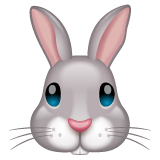 Whatsapp rabbit face emoji image