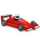 LG racing car emoji image