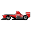 Samsung racing car emoji image